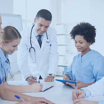 Our doctors and nurses planning care together